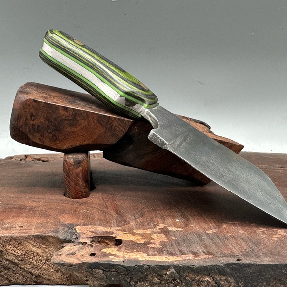 Green handled cleaver - Picture 4 of 5